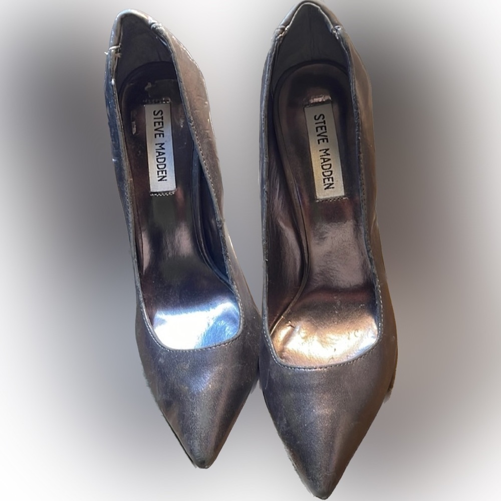 Steve Madden Metallic Heel for Women 8.5